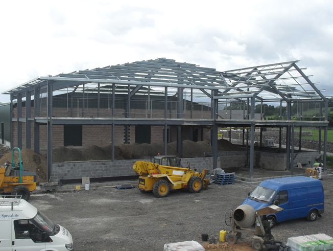 industrial steel building fabrication